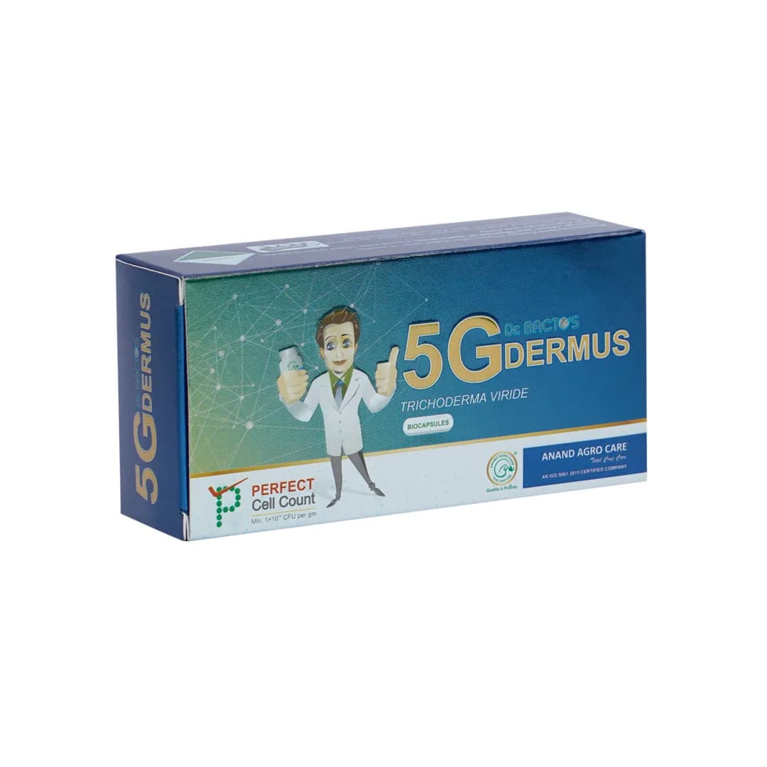 Dr. Bacto\'s 5G Dermus Bio Capsule, Trichoderma Viride Is Effective Against Many Fungal Infections, Prevent Growth Of Other Plant Pathogenic Organisms.