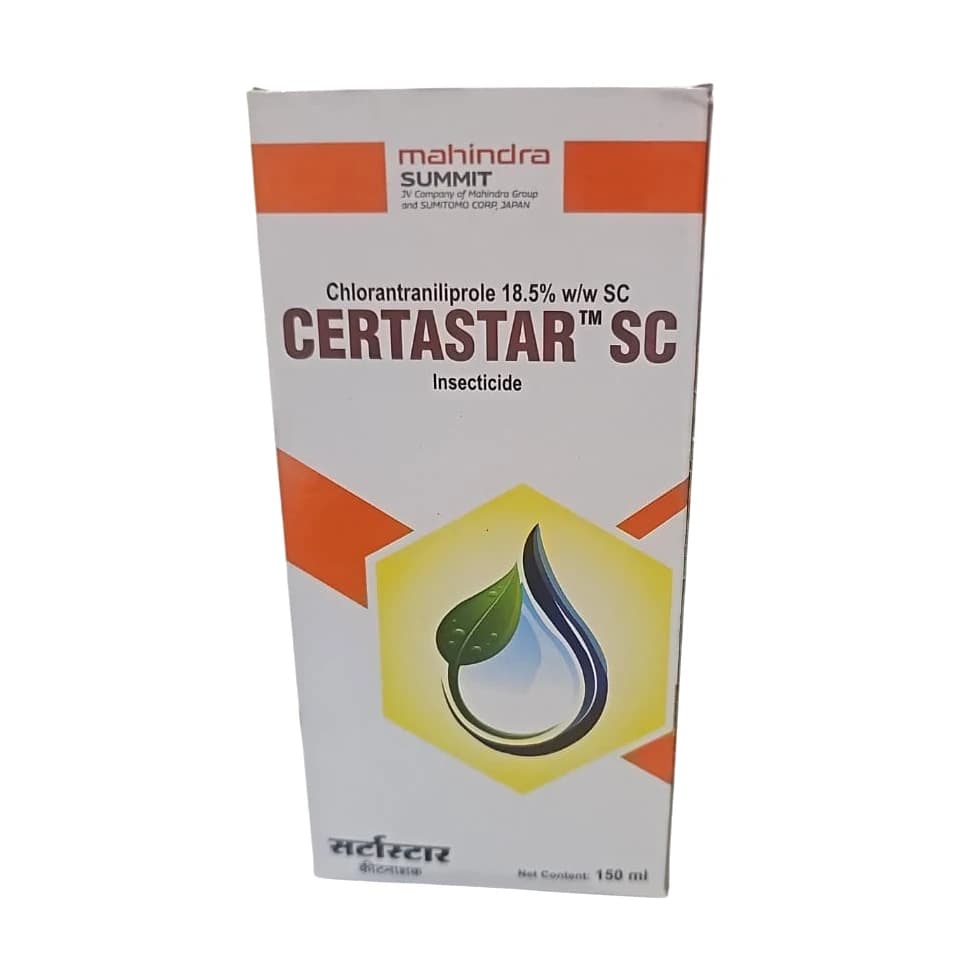 Mahindra Summit CERTASTAR SC Chlorantraniliprole 18.5% SC Insecticide, Broad-Spectrum, Effective Pests Control In Crops - Image 1
