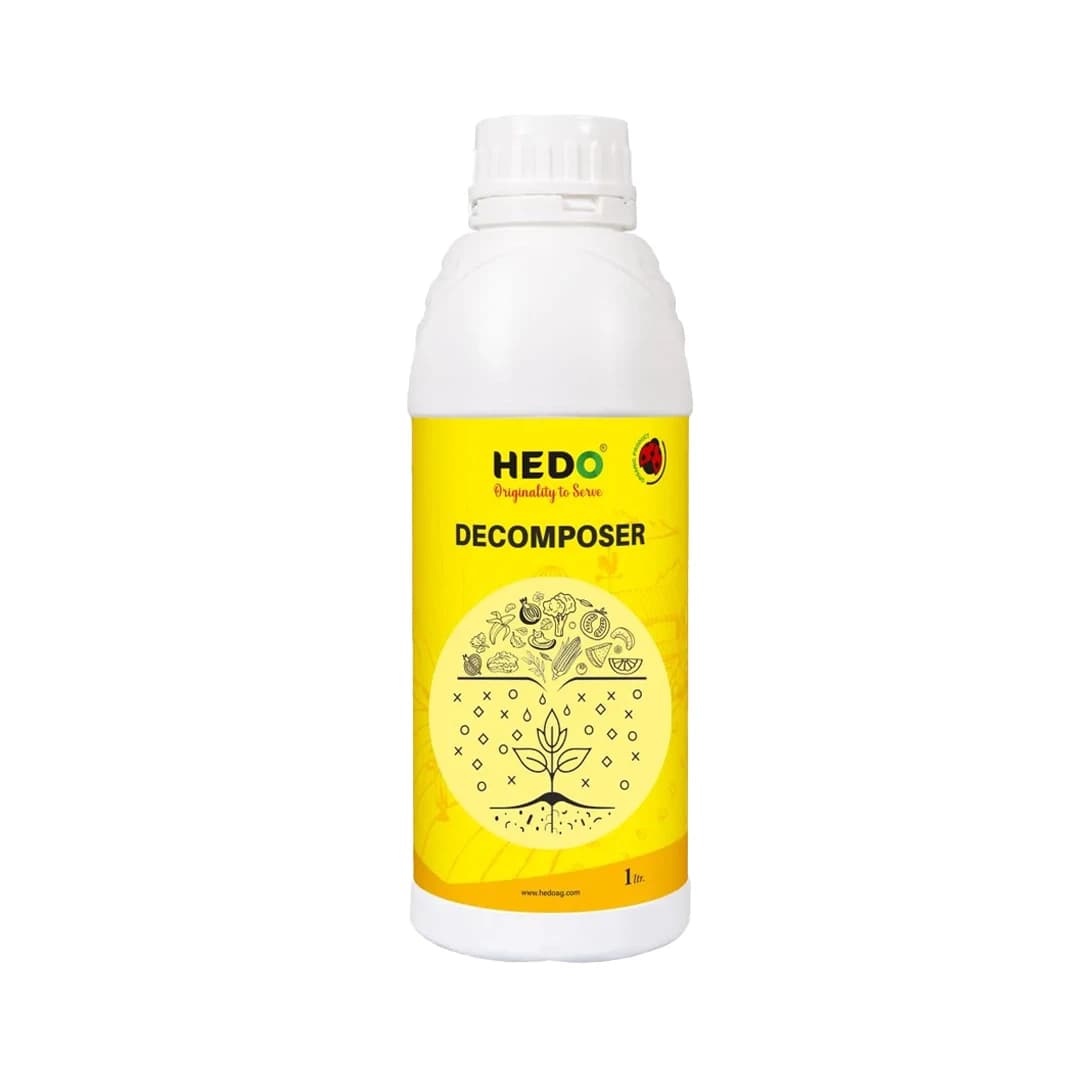 HEDO Waste Decomposer Liquid, Organic Liquid For Decomposition of Waste of Agriculture, Kitchen, Garden & Farming - Image 1