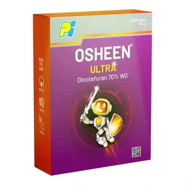 PI Osheen Ultra Dinotefuran 70% WG Insecticide, Effective Against Aphids, Whiteflies, Jassids, Leafhoppers, Brown Plant Hoppers