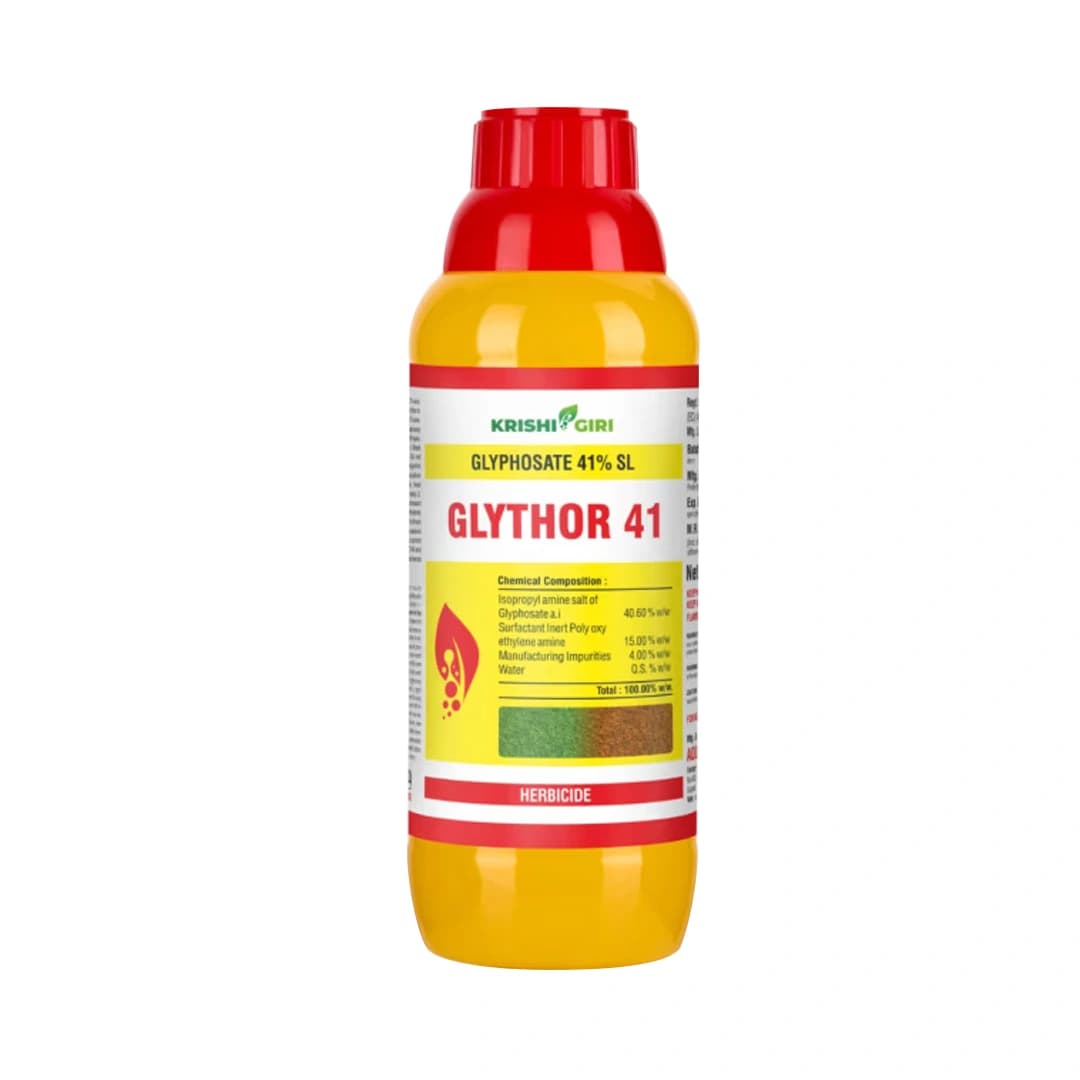 Krishigiri GLYTHOR 41 Glyphosate 41% SL Non Selective Herbicide - Image 1