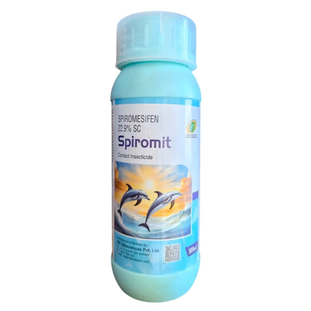 Krishi Rasayan Spiromit Spiromesifen 22.9% SC Miticide, Effective For Whitefly And Mite Control In Crops - Image 1