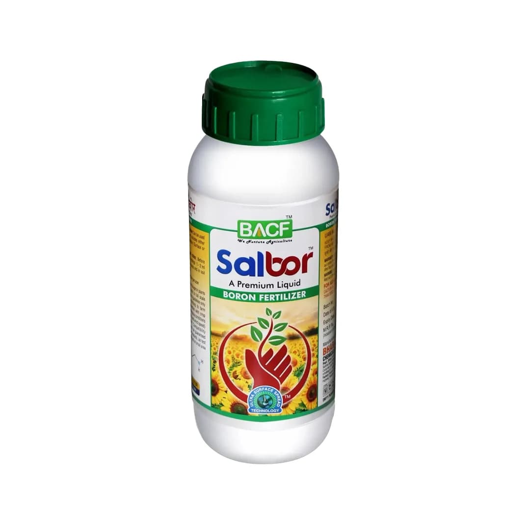 BACF Salbor Boron Ethanolamine, Liquid Boron 10% Foliar Fertilizer, Rich In Boron. 