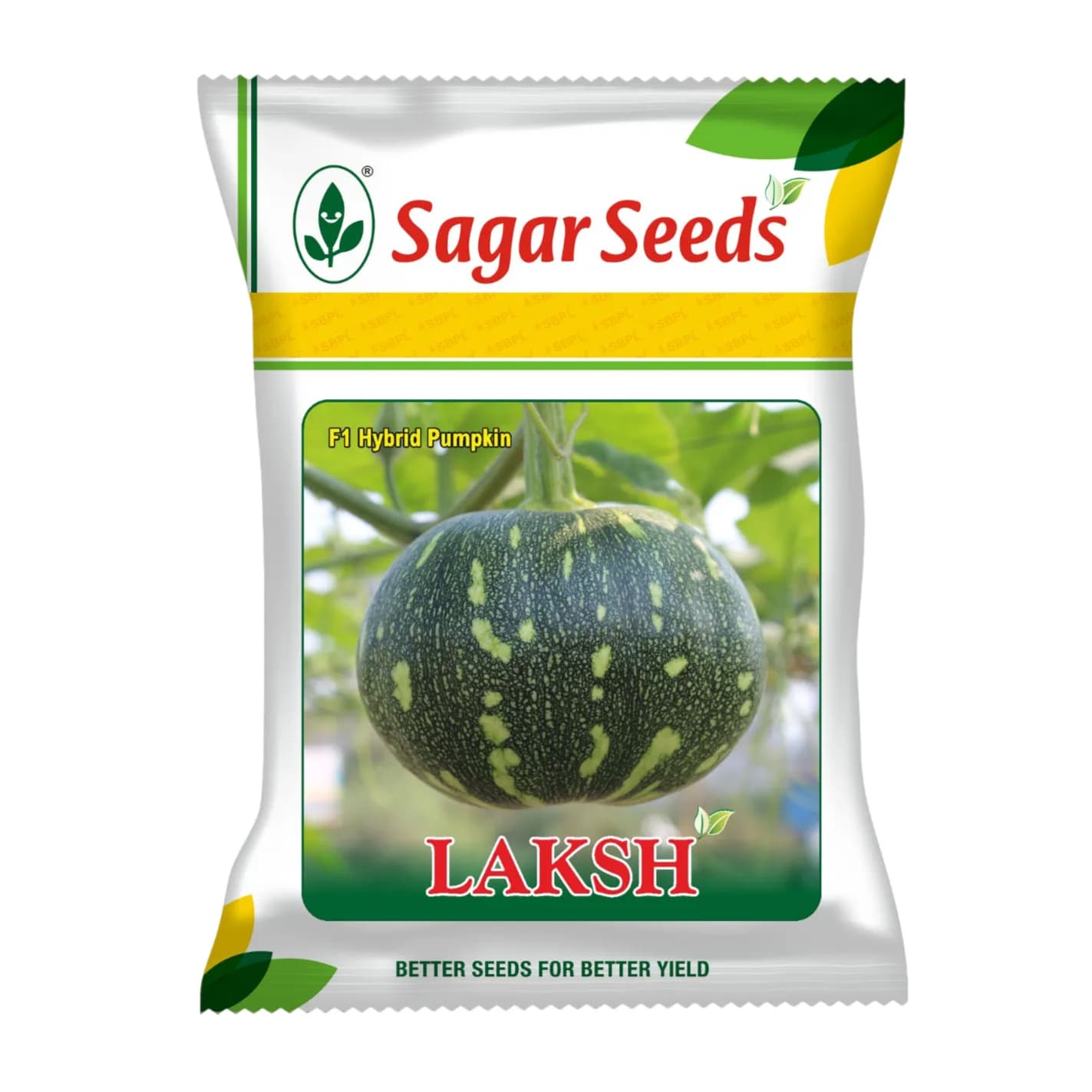 Sagar LAKSH F1 Hybrid Pumpkin Seeds, High Yield & Flat Round Fruits - Image 1