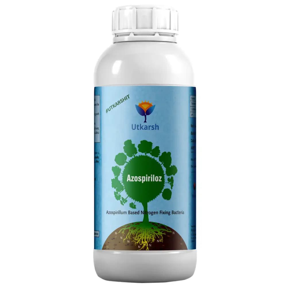 Utkarsh Azospiriloz (Azospirillium Based Bio Fertilizer For Nitrogen Fixing) It Enhances Soil Health by Promoting Beneficial Microbial Activity 