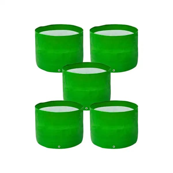 BloomBuddy HDPE Grow Bags 200 GSM, Round Sizes, Various Sizes, UV Treated, Best For Terrace Gardening, Balcony Gardening.
