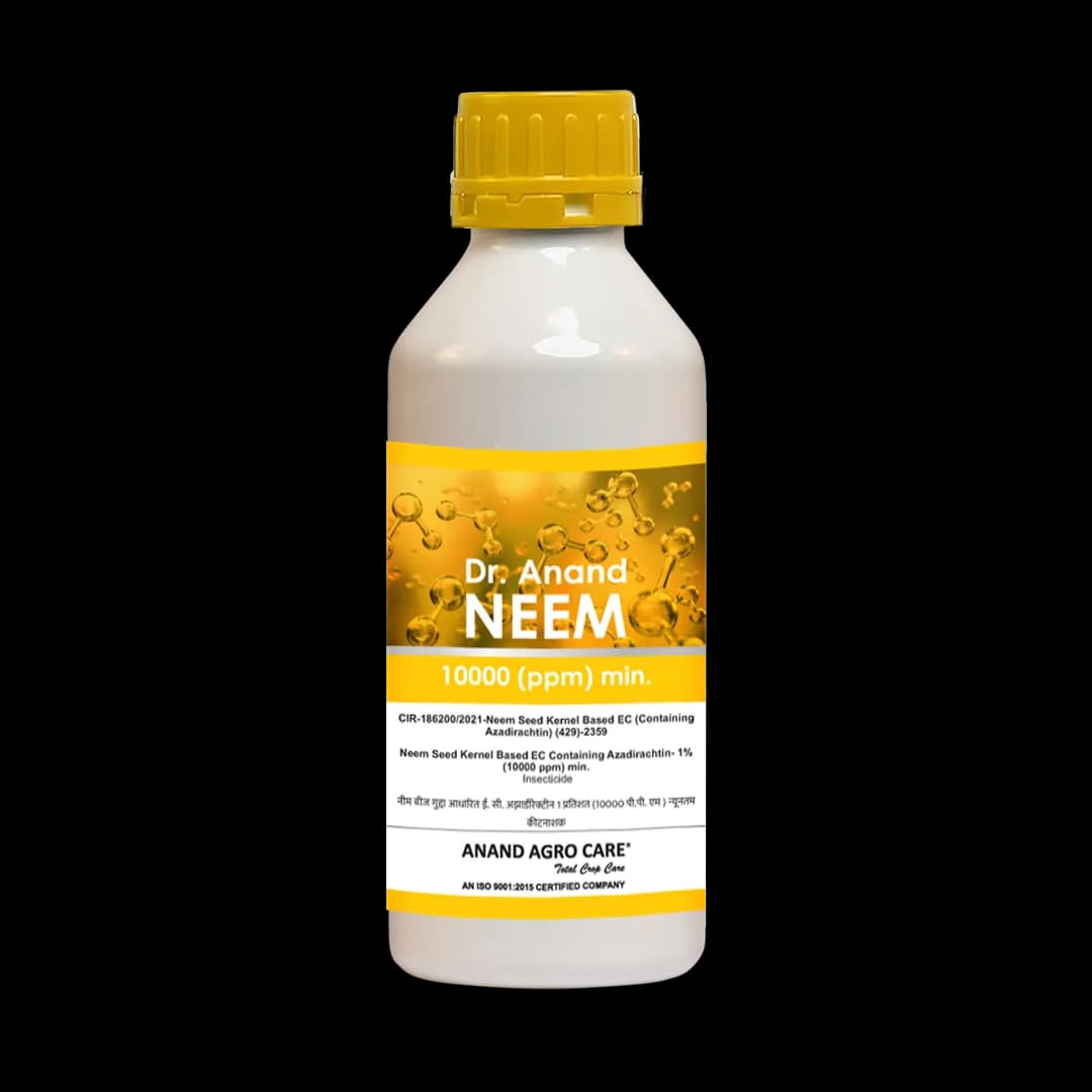 Dr. Anand Neem Oil 10000 PPM Effective Bio Insecticide,  Reduces The Incidence Of Harmful Caterpillars In Crops.