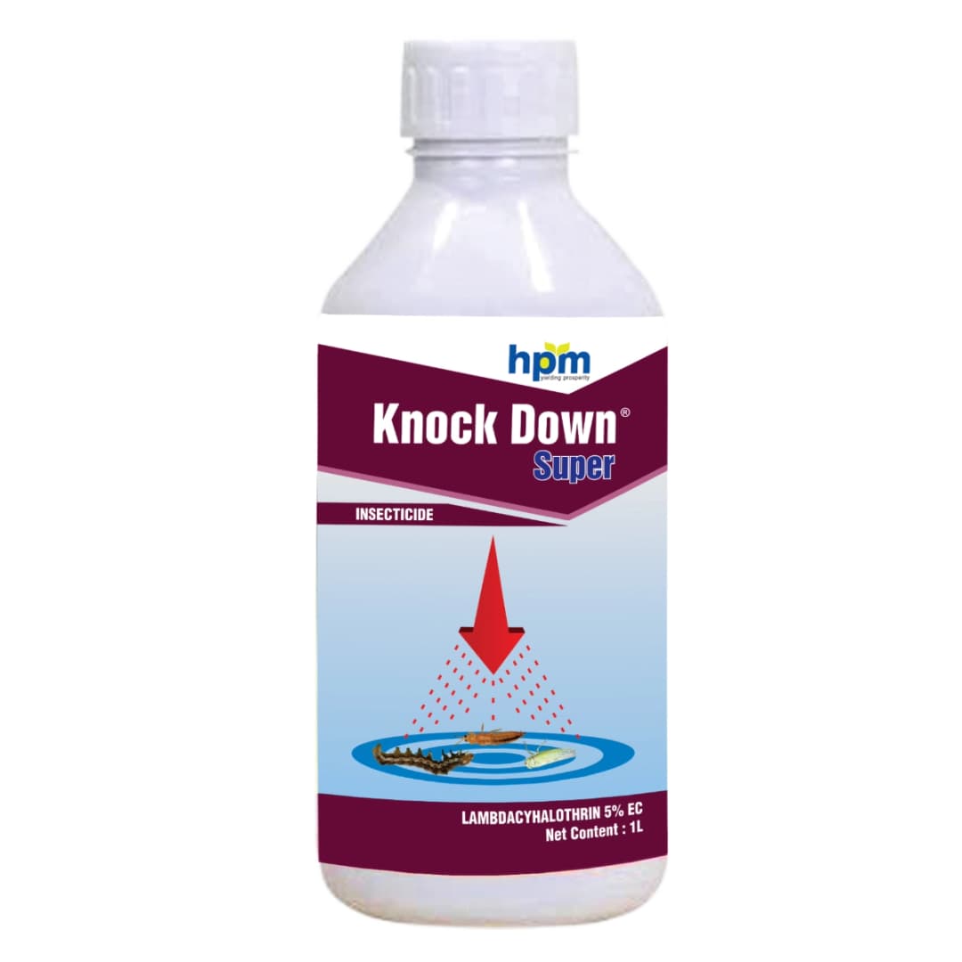 HPM Knock Down Super Lambda Cyhalothrin 5% EC Insecticide, Used for Control of Bollworms, Jassids and Thrips