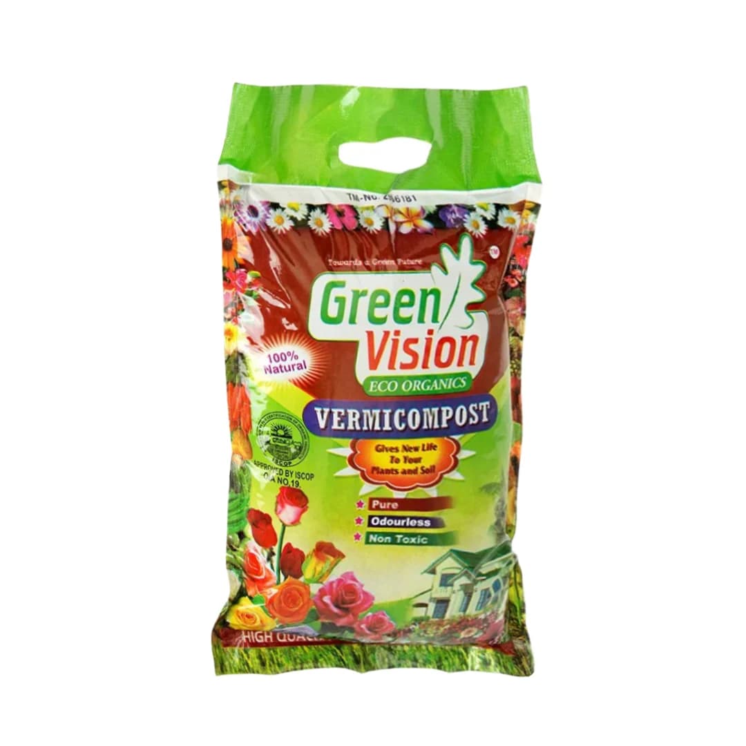 Navik Organics Vermicompost Organic Manure Greenvision Eco Organic Contains Nitrogen (N), Phosphorous (P), Potassium (K) and Micro Nutrients. - Image 1