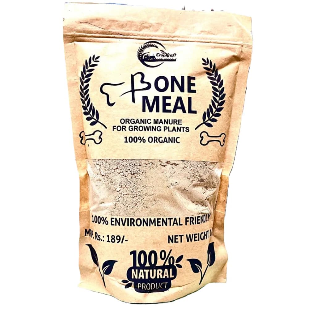CROPKRAFT Bone Meal Organic Fertilizer, Rich In Phosphorus And Calcium, Promotes Vibrant Flowers And Increased Fruit Yield - Image 1