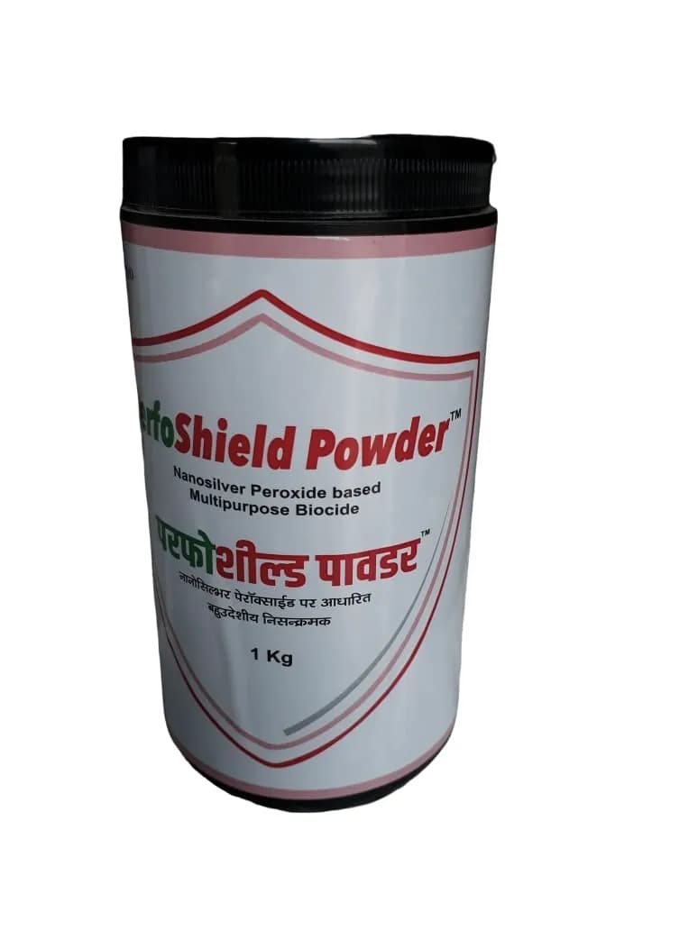 Agreo Perfoshield Powder, Nano Silver Peroxide Based Multipurpose Biocide, Hydrogen Peroxide 25%, Nano Silver (150 ppm) & Stabilizers - Image 1