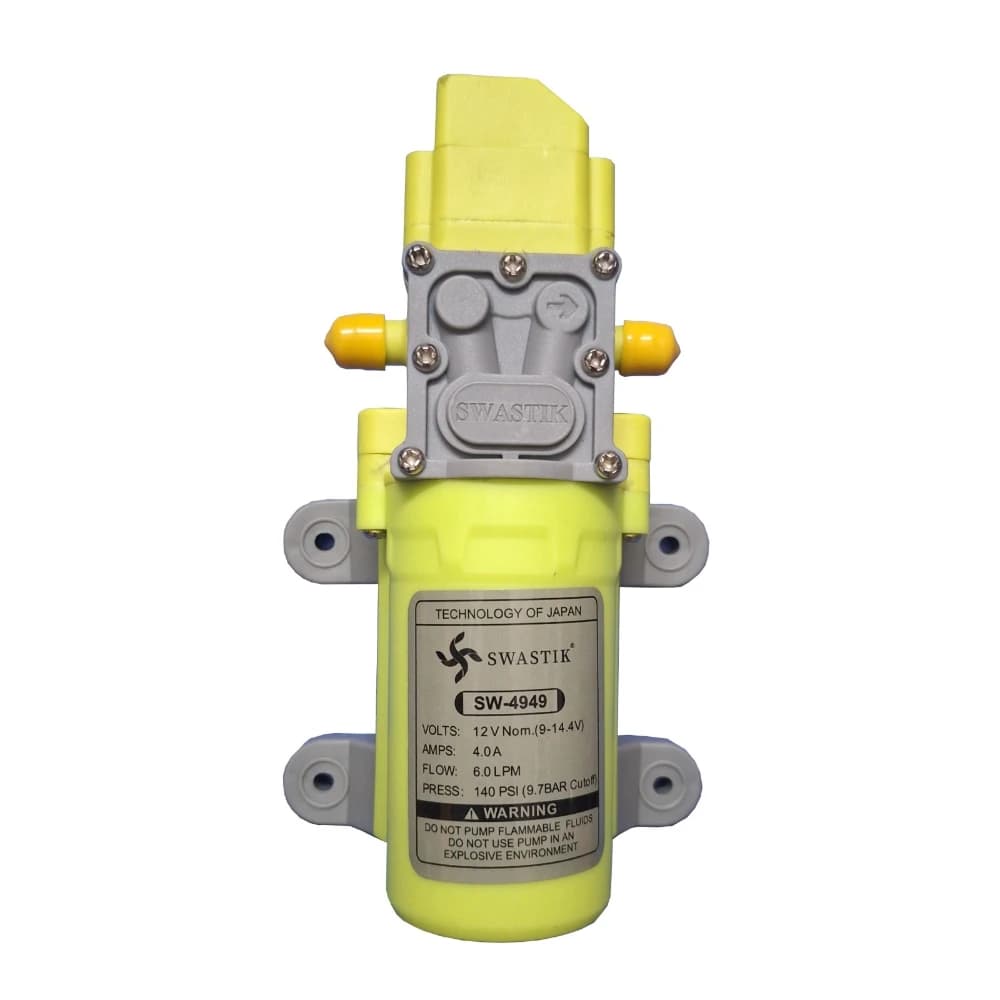 Radhe Agri SW-4949 Battery Sprayer Motor, Sprayer Pump Accessories, 140-PSI, 7-LPM, Efficient Use For Agriculture And Garden Sprayer - Image 1