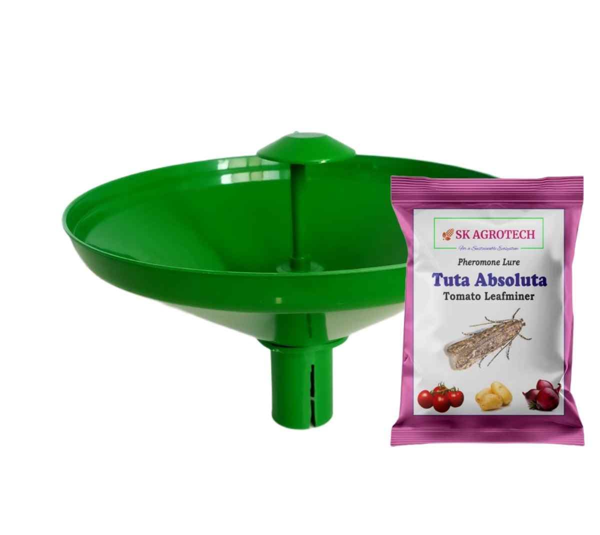 SK Agrotech Tuta Absoluta Tomato Leafminer Pheromone Trap With Lure - Effective Pest Control For Tomatoes - Image 12