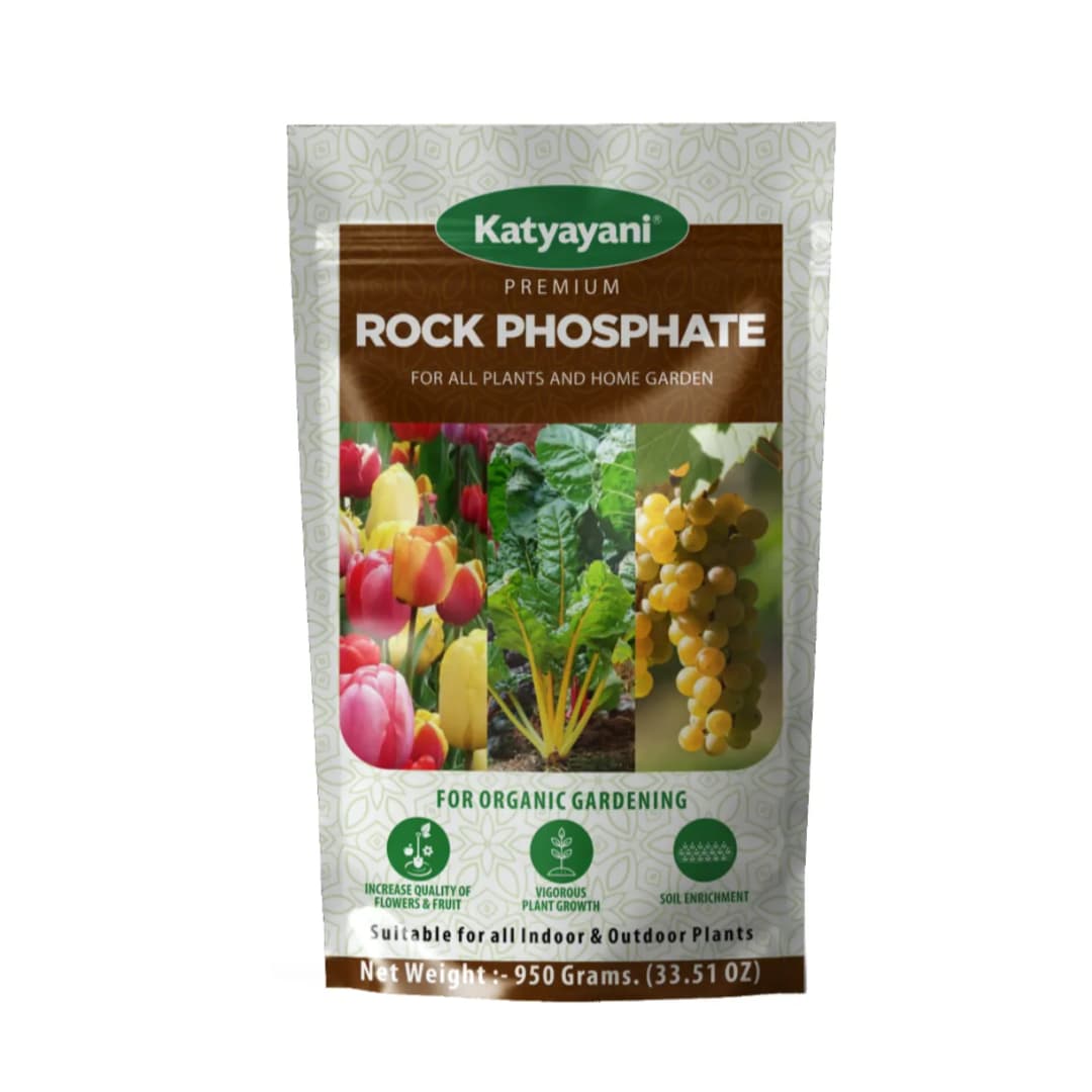 Katyayani Organic Rock Phosphate Essential Fertilizer All Purpose Natural Source of Phosphate.