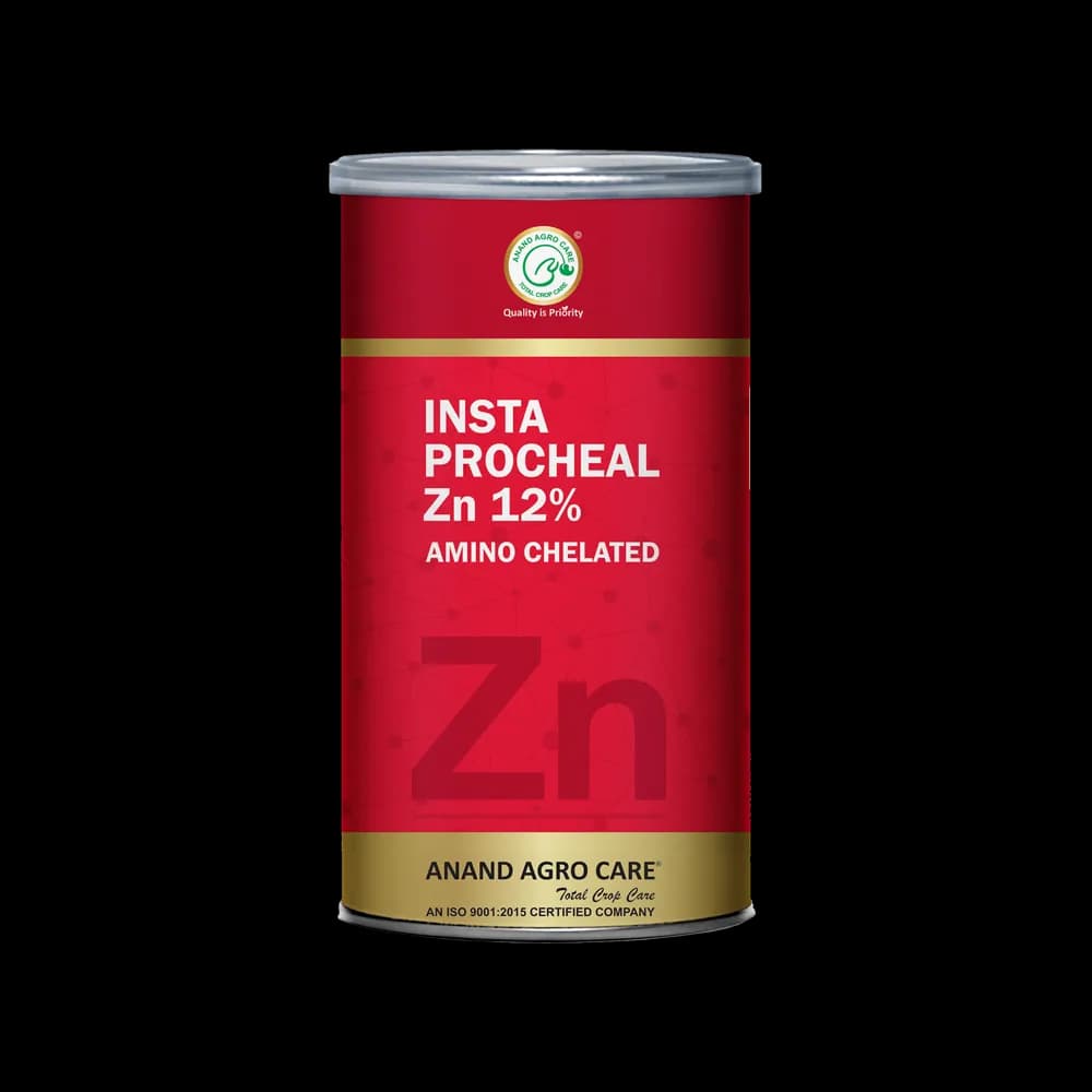 Anand Agro Insta Procheal Zinc 12% , Amino Chelated Zinc Powder, Micro Nutrient for Agricultural Foliar Application