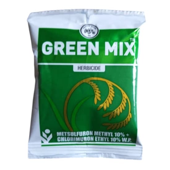 IIL Green Mix Metsulfuron Methyl 10% + Chlorimuron Ethyl 10% WP Herbicide, Pre-Emergence,  Effective Control Weeds In Crops - Image 1