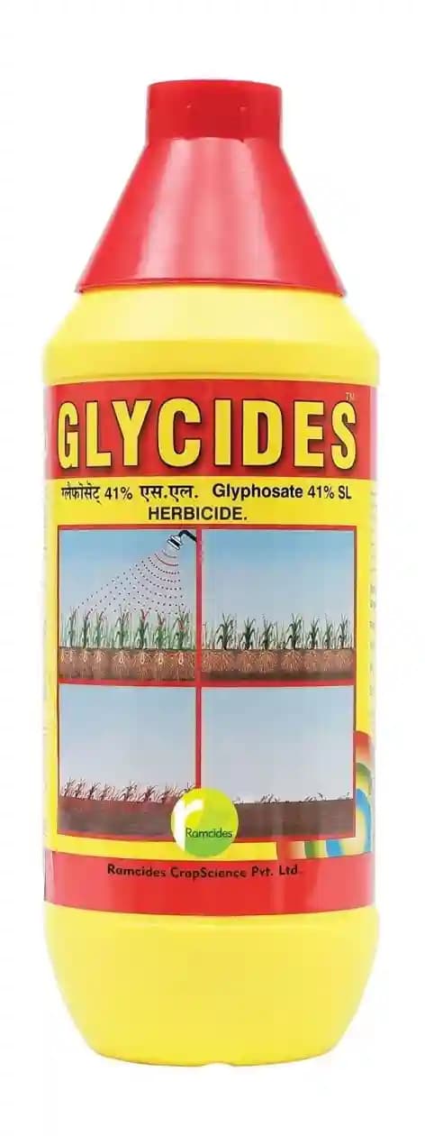 Ramcides Glycides Glyphosate 41% SL Herbicide, Highly Effective Against A Wide Range Of Weeds - Image 1
