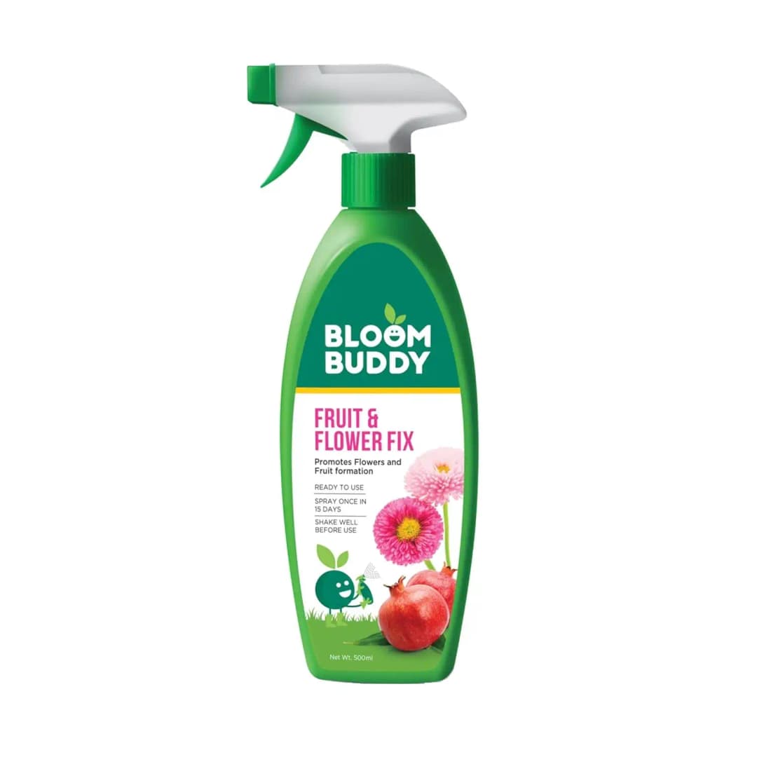 BloomBuddy Fruit and Flower Fix, Organic Liquid Fertilizer with NPK & Micronutrients