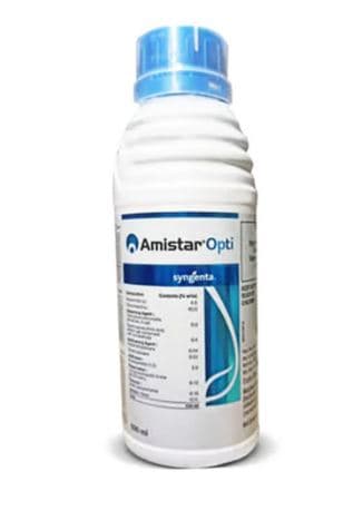 Syngenta Amistar Opti Azoxystrobin 4.8% + Chlorothalonil 40% SC Fungicide, Use for Watermelon, Cauliflower and Cucumber - Image 1