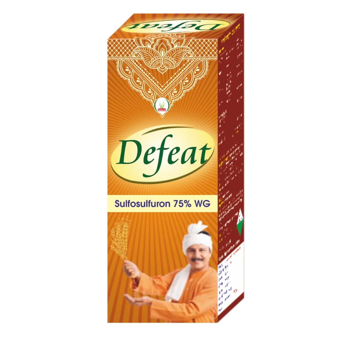 BIOSUN Defeat Sulfosulfuron 75% WG Herbicide, Selective, Post Emergence, Effective For Wheat - Image 1
