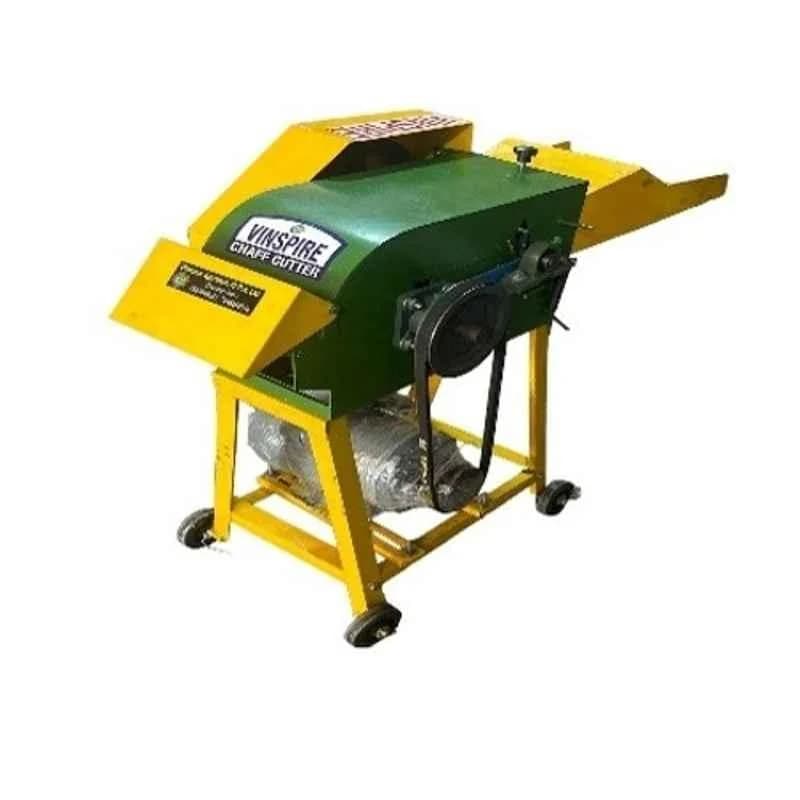 Vinspire Chaff Cutter Machine With Motor - 2HP 1440 RPM, 4 Blades - Image 1