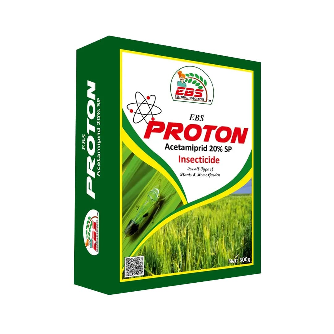EBS Proton Acetamiprid 20% SP Systemic Insecticide, Best Used for Cotton, Vegetable, And Fruit Crops - Image 1