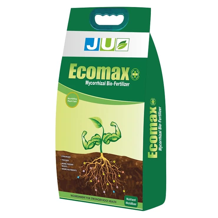 JU Ecomax+ Vesicular Arbuscular Mycorrhiza Biofertilizer, Effective For Root And Soil Health In Crops - Image 1