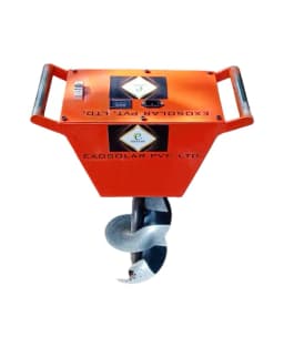 Exosolar Battery Operated Earth Auger, Lithium Ion Battery, Perfect For Farmers, Gardeners, And Landscapers. 1