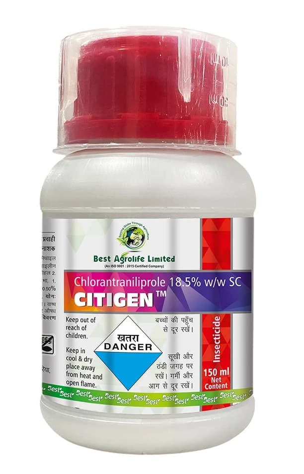 Best Agrolife Citigen Chlorantraniliprole 18.5% SC Insecticide, Effective Systemic Insecticide, Control Wide Range Of Insect Pests - Image 1