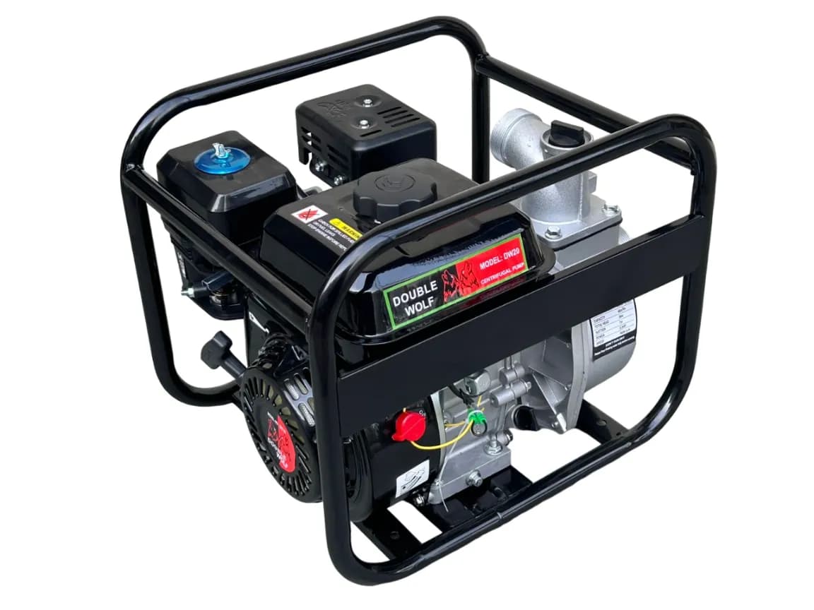 Double Wolf DW20R 2 Inch Centrifugal Water Pump - 4-Stroke, Petrol Engine - Image 1