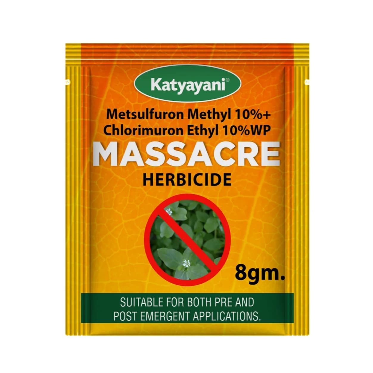 Katyayani Massacre Metsulfuron Methyl 10% + Chlorimuron Ethyl 10% WP Herbicide - Image 1