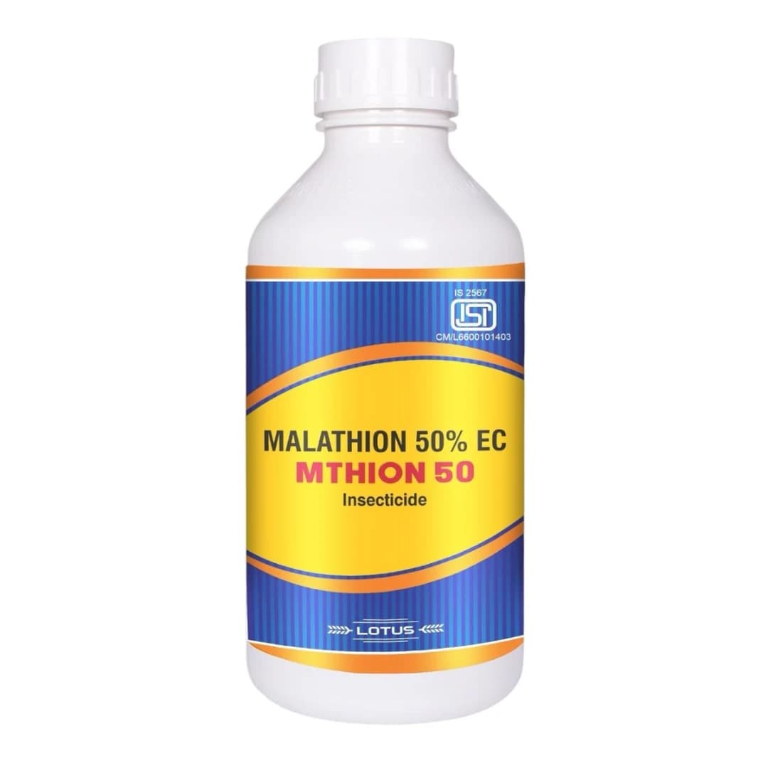 Lotus MTHION 50 Malathion 50% EC Insecticide, Broad Spectrum, Effective For Household Pests And Agricultural Insects Control - Image 1