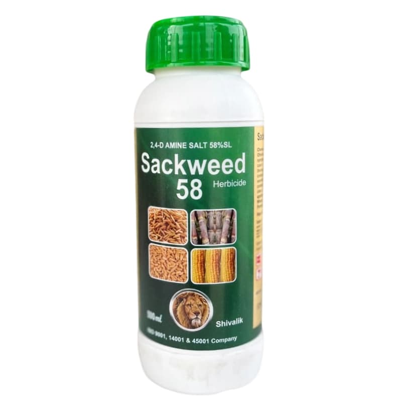 Shivalik Sackweed 58 2, 4-D Amine Salt 58% SL Herbicide, Effective For Weed Management In Crops - Image 1