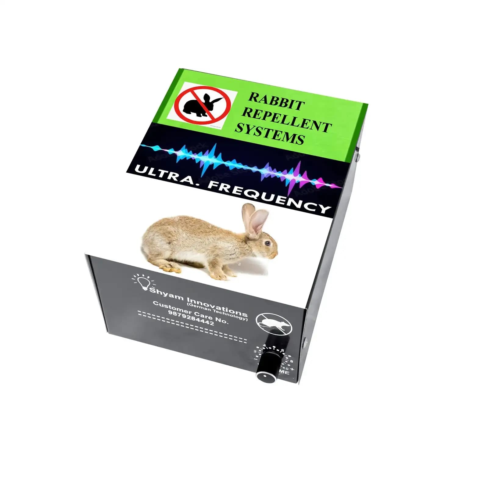 Shyam Ultrasonic Rabbit Repellent System For Garden, Farm And Outdoor Protection - Image 1