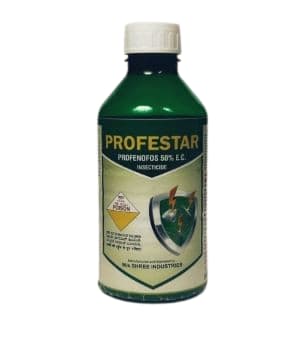 Shree Industries Profestar Profenofos 50% Ec Insecticide, Effective Against Bollworms, Jassids, Thrips, Fruit Borers, Use for Cotton and Soyabean - Image 1
