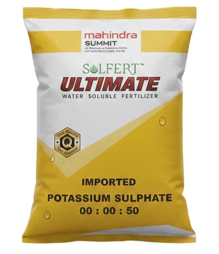 Mahindra Solfert Ultimate NPK 00:00:50 Potassium Sulphate, Water-Soluble Fertilizer For Crop Growth And Yield - Image 1