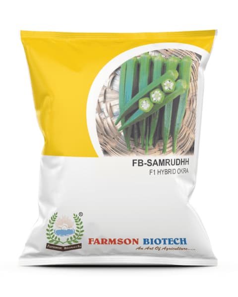 Farmson FB-Samruddh Okra Seeds - Bhindi Seeds - Image 1