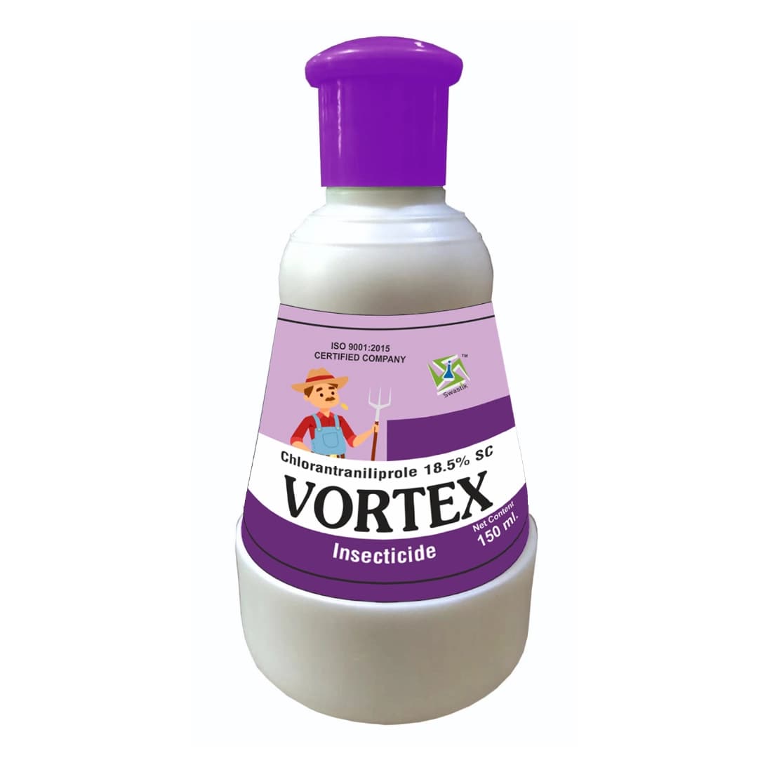 Swastik Vortex Chlorantraniliprole 18.5% SC Insecticide, Effective Pest Control On Various Crops - Image 1