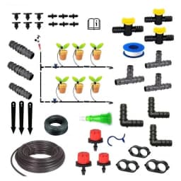 Vasudha Irrigation Plants Drip Irrigation Kit, Watering Kit for Home Garden, Farming & Agriculture Purposes 1