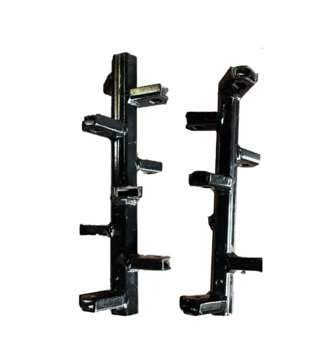 AJ Kisan Heavy Duty 14 Inch Deep Tilling Rotary Shaft Set (7 Blade Each) Suitable for 5-12 HP Petrol Power Weeder - Image 1