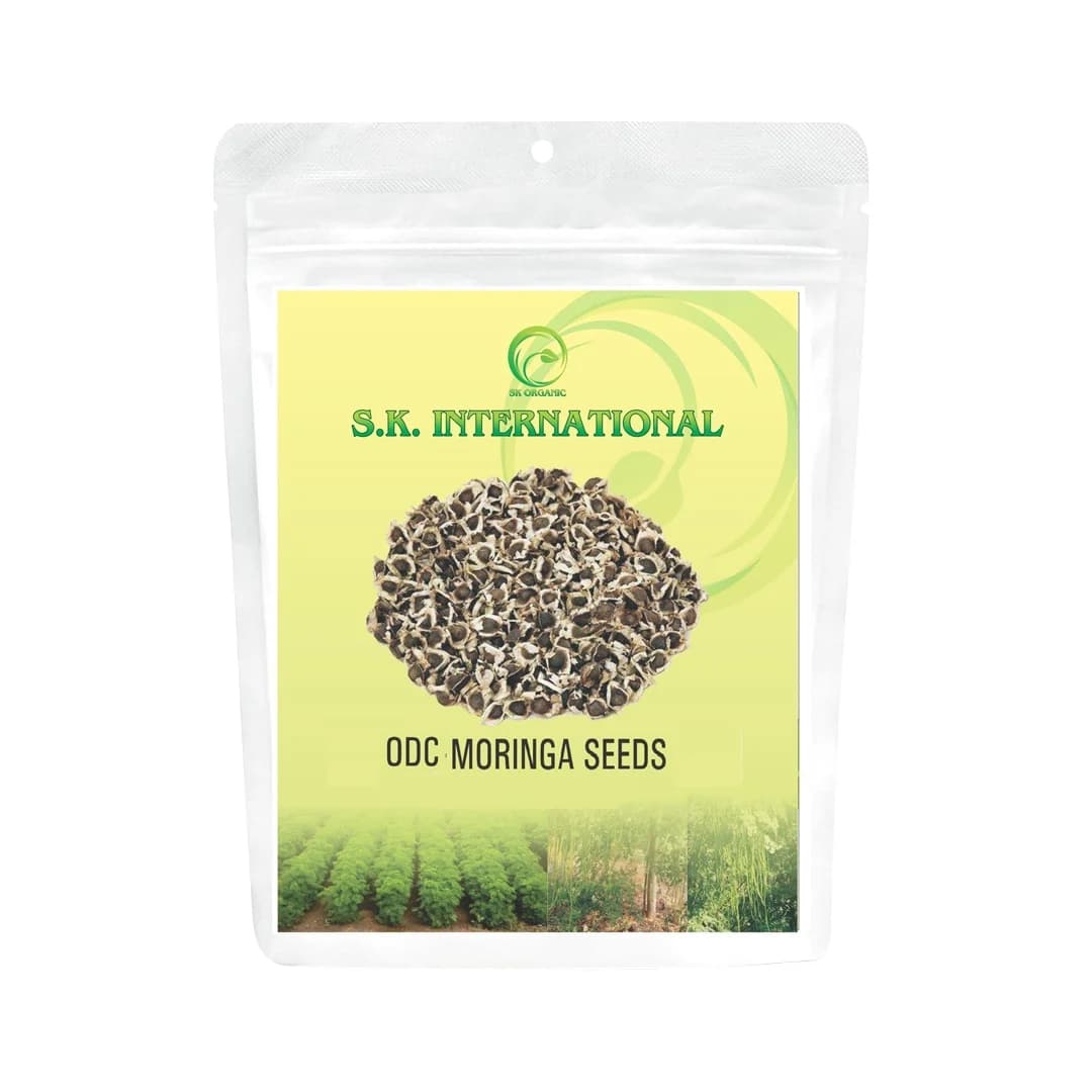 SK Organic ODC Variety Moringa Seeds, Drumstick Seeds, Horseradish Tree Seeds, Saijan ki Phalli, Saragavo (100% Organic)