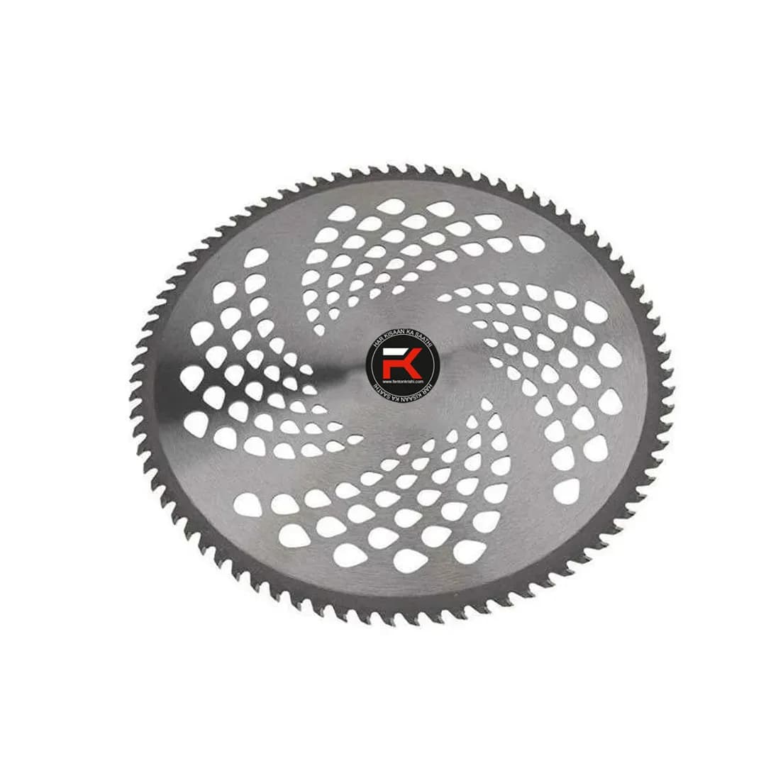 Fenton Krishi FTK-80T 80 Teeth Blade For Brush Cutters, Heavy Duty Crop Cutting blade made of Iron Corded & Cordless Grass Trimmer (Manual Feed) - Image 1
