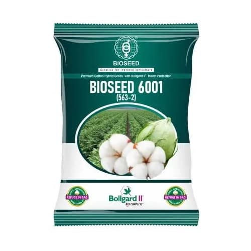 Bioseed 6001 (563-2) Cotton Seeds, High Yield Potential, Pest Resistance, And Superior Fiber Quality. - Image 1
