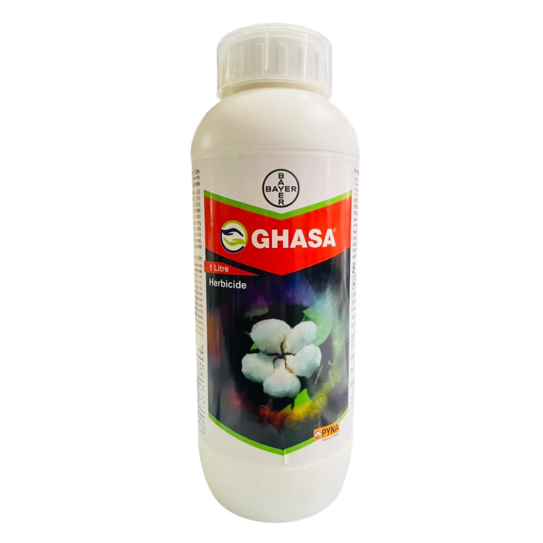 Bayer GHASA Pyrithiobac Sodium 6% + Quizalofop Ethyl 4% MEC Herbicide, Effective For Cotton Crops - Image 1