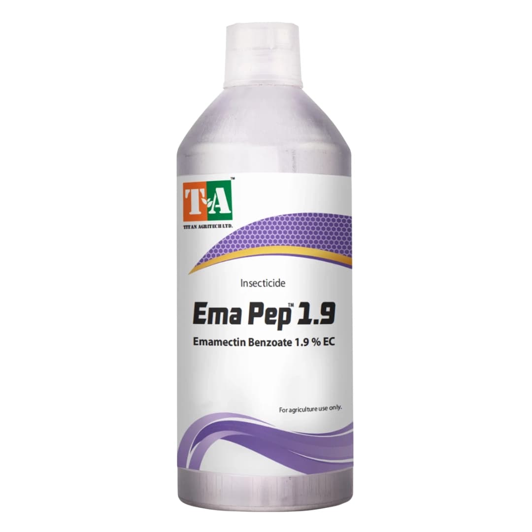 Titan Agritech Ema-Pep 1.9 Emamectin Benzoate 1.9% Ec Insecticide, Powerful For Caterpillar Control In Crops - Image 1