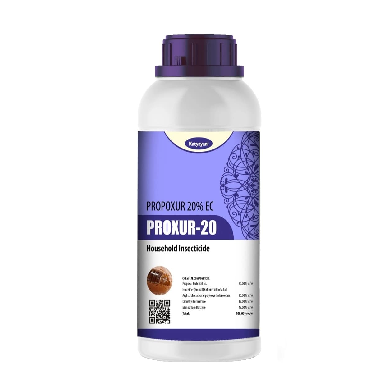Katyayani Proxur-20 Propoxur 20% EC Insecticide, Broad Spectrum And Effective Against A Wide Range Of Insect - Image 1