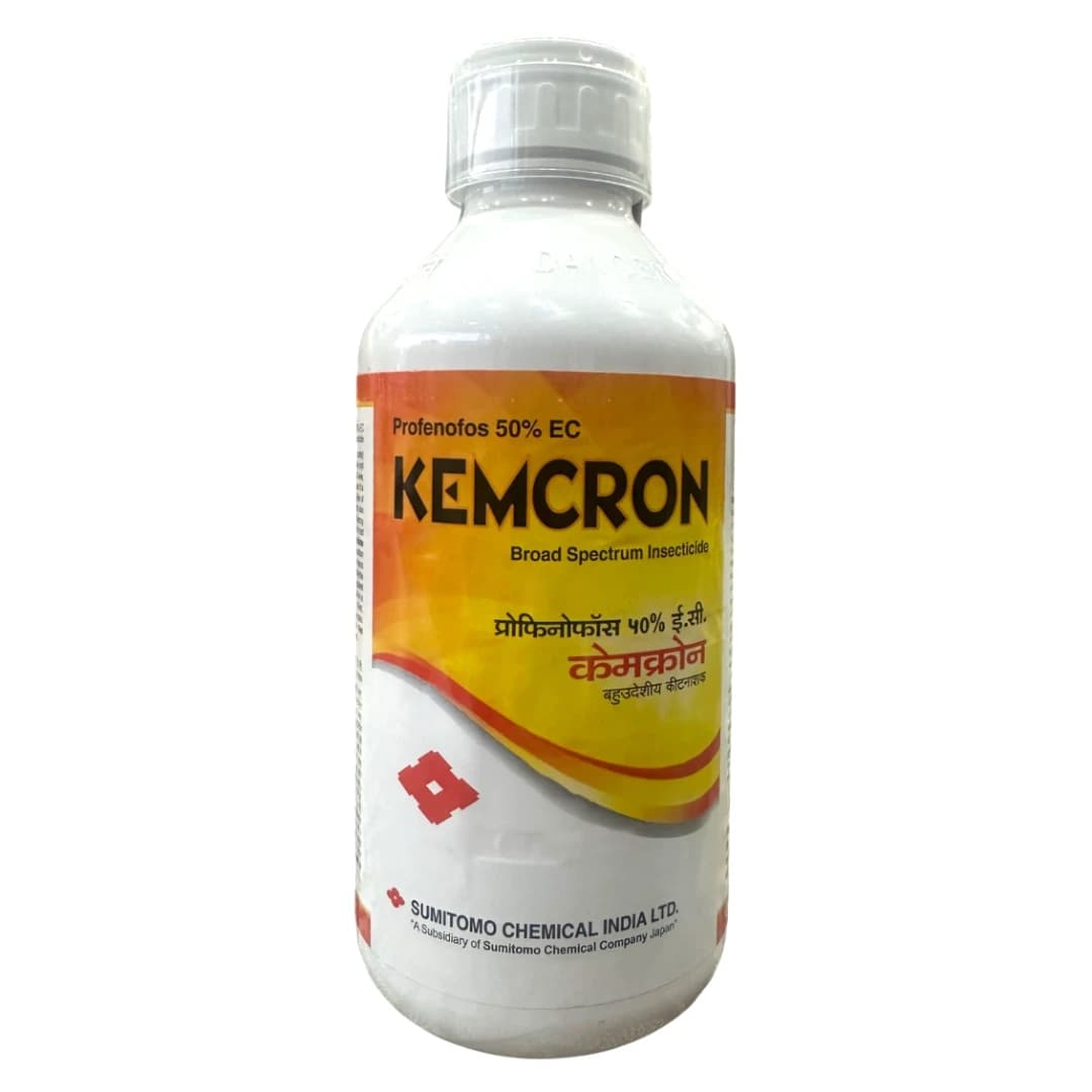 Sumitomo Kemcron Profenophos 50% EC Insecticide, Broad-Spectrum For Sucking And Lepidopteran Pests Control - Image 1