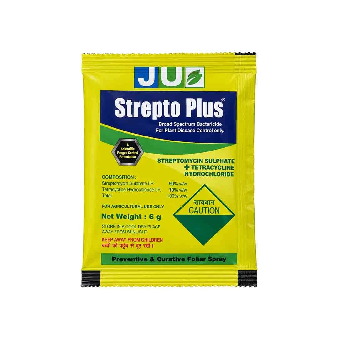 JU Strepto Plus Bactericide - Broad Spectrum Bacterial Disease Control in Paddy, Wheat, Apple, Cotton, Pulses & Cauliflower