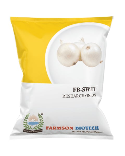 Farmson FB-Swet White Onion Seeds - (Safed Kanda Seeds) Suitable for Vinegar and Dehydration for Export Quality