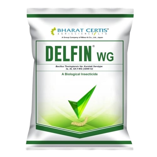 Bharat Certis DELFIN WG Bacillus Thuringiensis WG Biological Insecticide, Effective Control Lepidopteran Larvae And Caterpillars In Crops